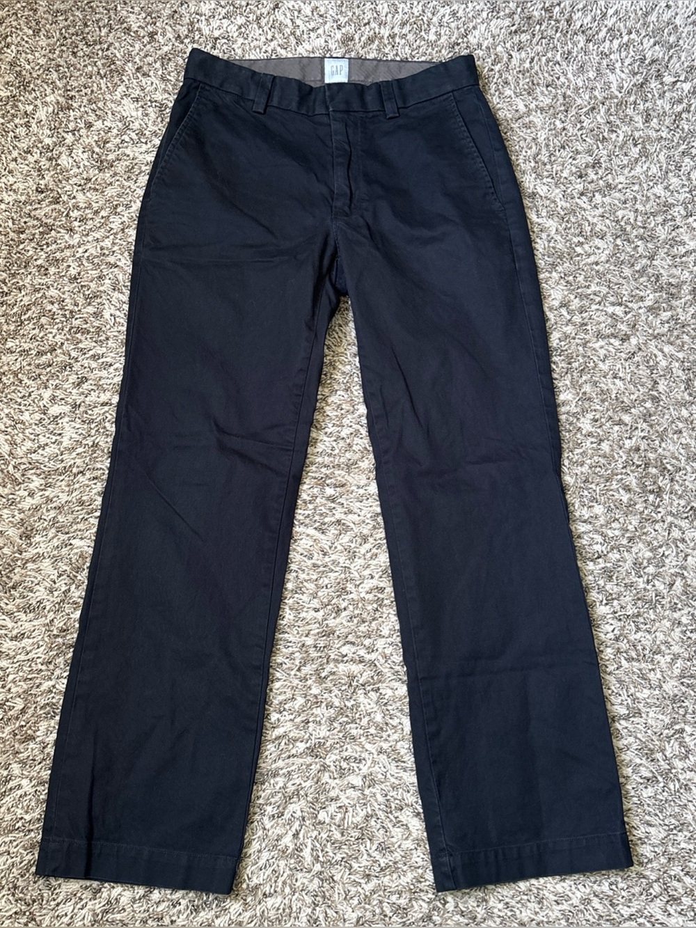 GAP Men's Navy Straight-Leg Chinos